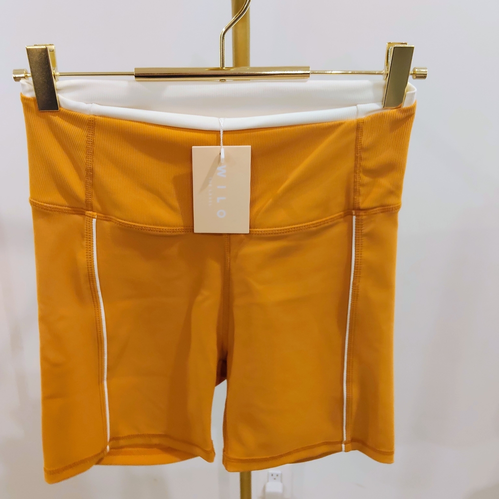 Wilo Women's Mustard Bike Shorts